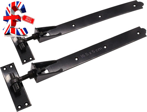 Adjustable gate hinges pair - adjustable,