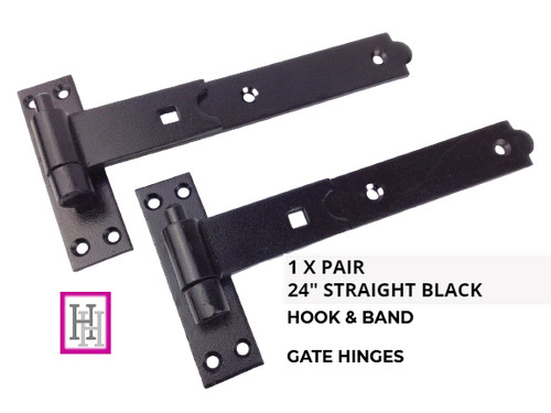 Hook band hinges black - hook,