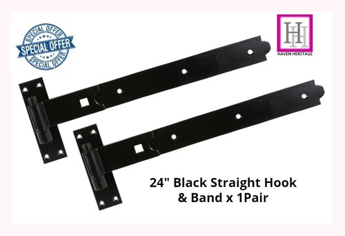 Straight hook band black - straight,