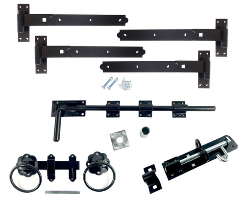 Gate kit fitting - hinges, double
