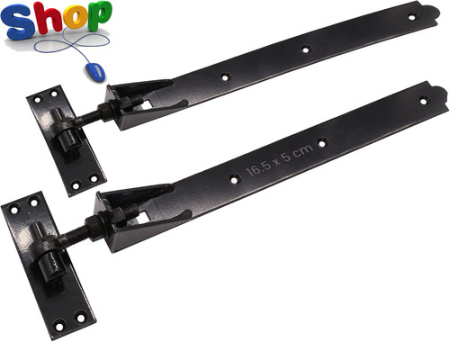 Adjustable gate hinges pair - adjustable,