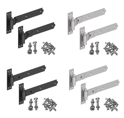 Hook and band hinges pair - and,